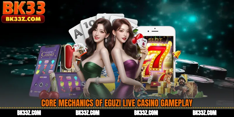 Core mechanics of Eguzi Live Casino gameplay