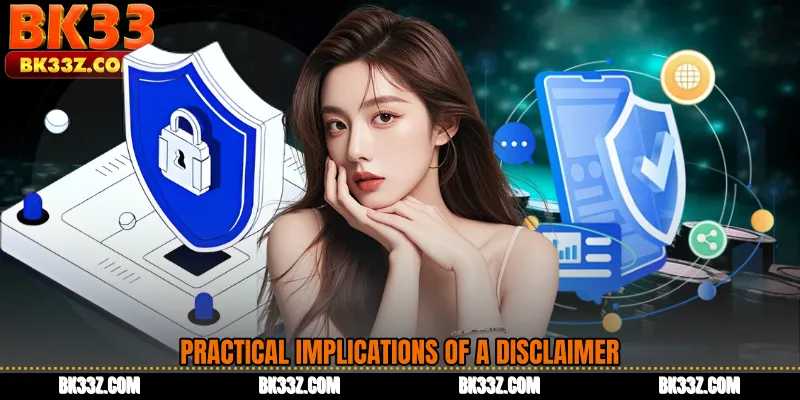 Practical Implications of a Disclaimer